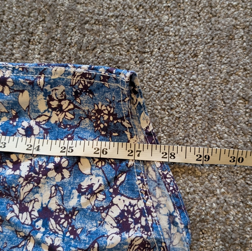 Wrangler 20X Competition Advanced Comfort Blue Floral Pearl Snap Rodeo Shirt XL - Picture 10 of 10